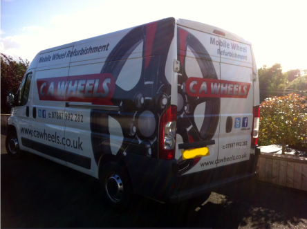 large size van in carlisle signed by the signpost kirkpatrick fleming